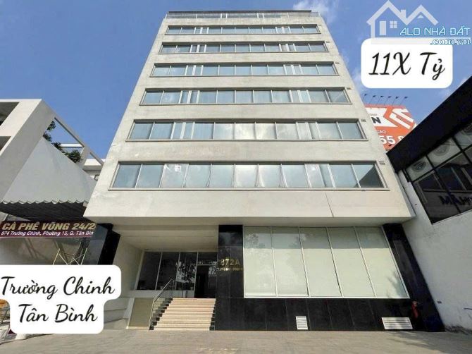 Building MT 17,5m mặt tiền Trường Chinh, DT 17,5mx15,3m, hầm 7 tầng, giá 120 tỷ TL