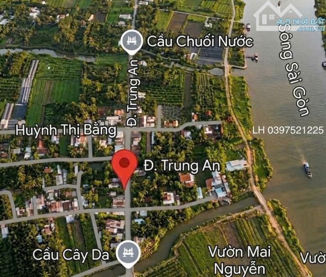 Nhà Vườn Mặt tiền đường Trung An, gần sông Sài Gòn, giá ngộp từ 6 xuống còn 4,2 tỷ