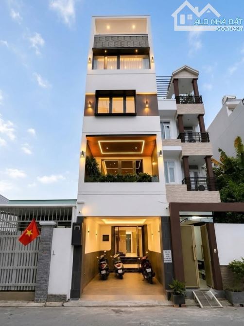 NAM LONG PHÚ THUẬN - 15 Tỷ 8 - Nhà Mới 4 Tầng 75m² - Thang Máy - Gara ÔTÔ
