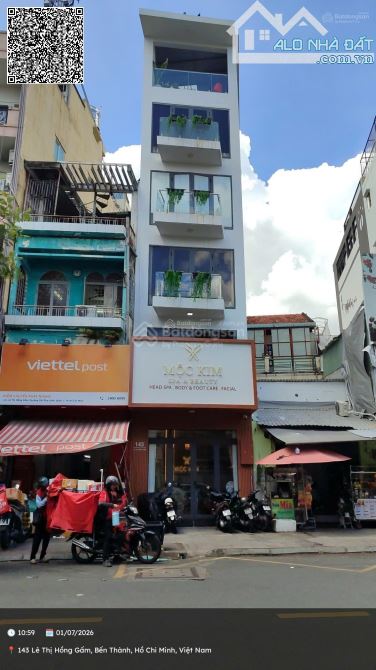 Building 6 tầng Chợ Bến Thành - Mặt tiền Lê Thị Hồng Gấm - HĐT 60 triệu/tháng - Chỉ 28 tỷ