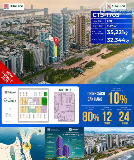 Property for sale, 92 m², Sơn Trà