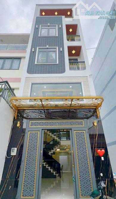 Nhà đẹp Bình Tân giáp Nguyễn Sơn Tân Phú, 4.35x16m, Trệt Lửng 2 Lầu ST, 6PN, xe 7 chỗ ngủ