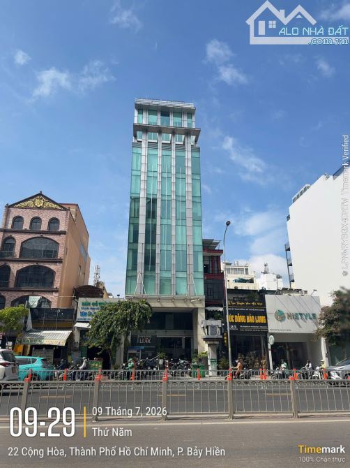 Building văn phòng 123 Cộng Hòa - trung tâm hành chính mới Tân Bình - kết cấu 2 hầm + 10t