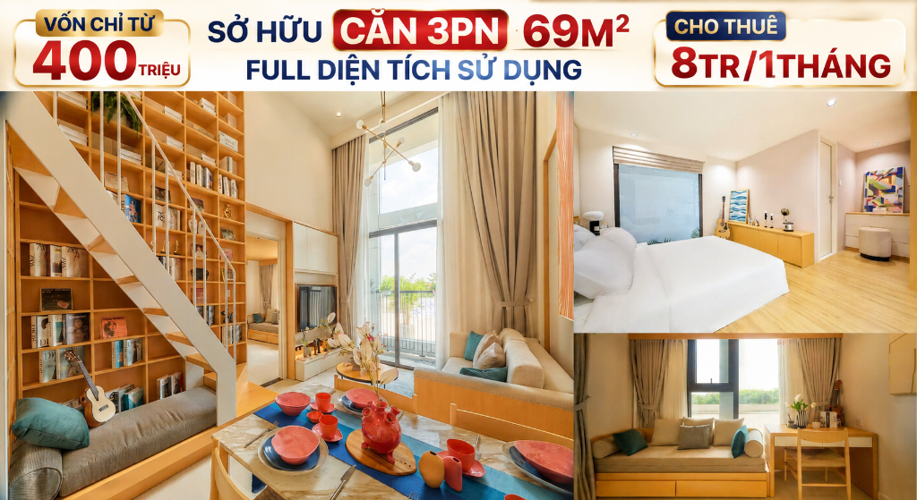 Bán căn duplex 3PN Sun Urban City, vốn tự có chỉ 480 triệu, tòa P7 vị trí vàng, sổ đỏ lâu dài