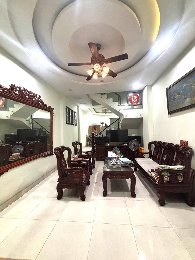 BÁN NHÀ HỒ HỌC LÃM BÌNH TÂN, 4x22M CN 88M², 3 TẦNG 4PN KHÉP KÍN, GIÁ 6 TỶ