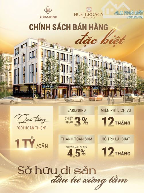BÁN NHÀ DỰ ÁN VIP - LEGACY HỒ ĐẮC DI