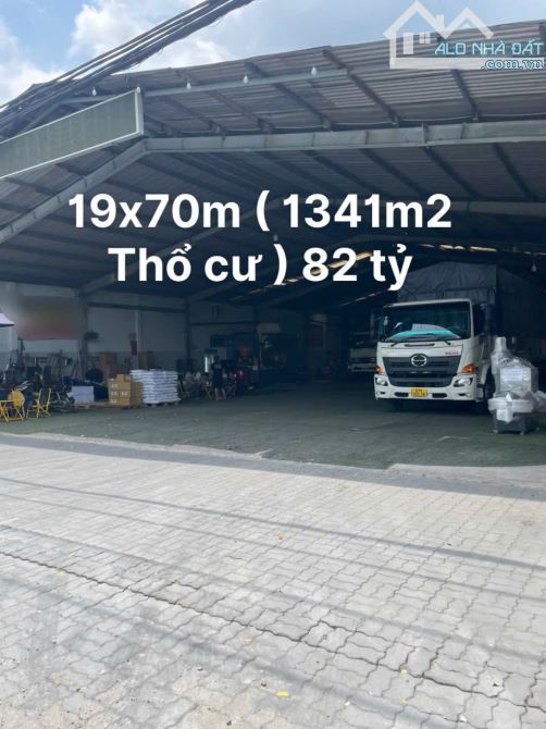 BÁN NHÀ XƯỞNG 2 MẶT TIỀN QUỐC LỘ 1A – NGAY VÒNG XOAY AN LẠC, BÌNH TÂN ( 20x68m = 1314m2 )
