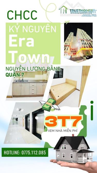 🔥 BÁN CĂN HỘ THE ERA TOWN, QUẬN 7 - 2PN SỔ HỒNG NHỈNH 3 TỶ 🔥
