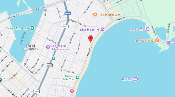 Bán Nhà đường HOÀNG SA (ra Biển 50m) 183m- Giá 150tr/m TL