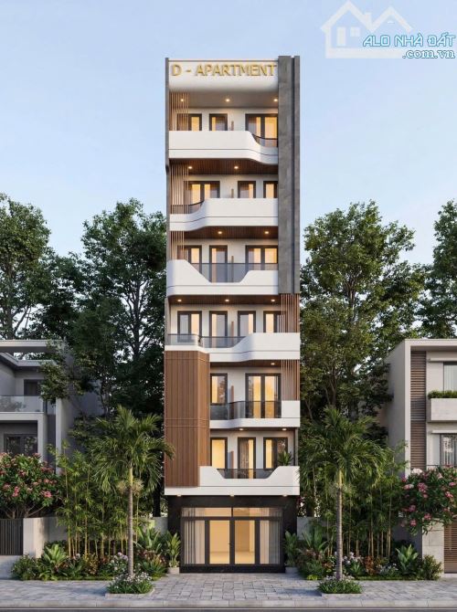 Bán toà nhà căn hộ 7 tầng dòng tiền 160tr một tháng Trung tâm Đà Nẵng giá sập hầm