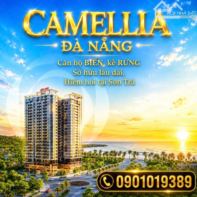 SỐC! CĂN HỘ BIỂN SƠN TRÀ CAMELLIA ĐÀ NẴNG CHỈ 2TỶ