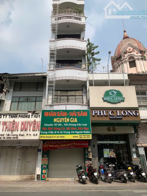 Bán Nhà Mặt Tiền 190 Trần Hưng Đạo Quận 5, DT: 4x19m-6 Tầng-HĐT: 53tr/th Giá 25 tỷ