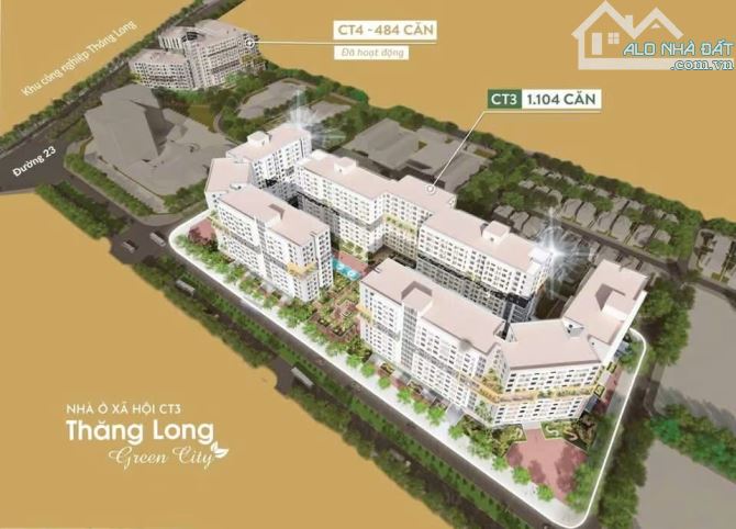 Sở hữu căn hộ tại CT3 - Thăng Long Green City, Đông Anh, Hà Nội.