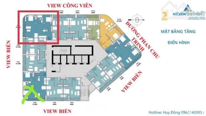 Căn Góc Marina Suites View Biển Cực Đẹp – có dòng tiền 28 Triệu/Tháng - 76m2 - Chỉ 6,5 Tỷ!