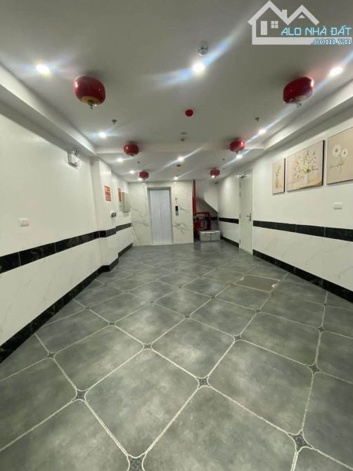 Ô TÔ ĐỖ CỬA - 12 PHÒNG KHÉP KÍN HOÀNG MAI - 7 TẦNG THANG MÁY - 55M x 13,6 TỶ