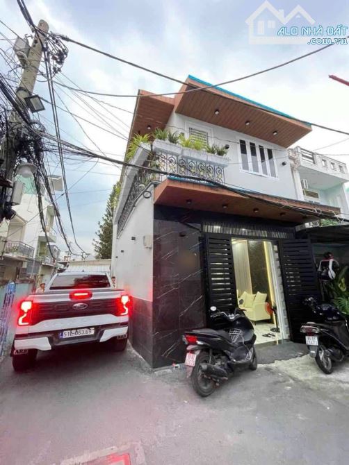 NHÀ MỚI FULL NỘI THẤT - 2 Tầng 3 phòng - Hẻm Xe Hơi - Quang Trung P8 - 5x11 cn 52m2