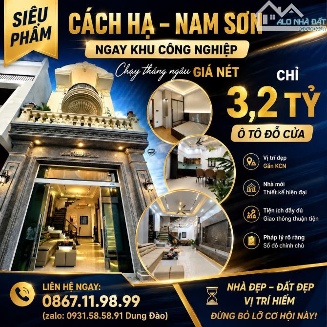 Cần bán căn nhà 3 tàng tại TDp cách Hạ ngay trường học Nam Sơn, an Duong. giá 3,2 tỷ