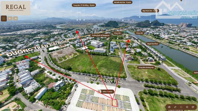Cần bán căn hộ tâm huyết 2PN 66,8m² Regal Complex, trung tâm Đà Nẵng - Thanh toán 4 năm