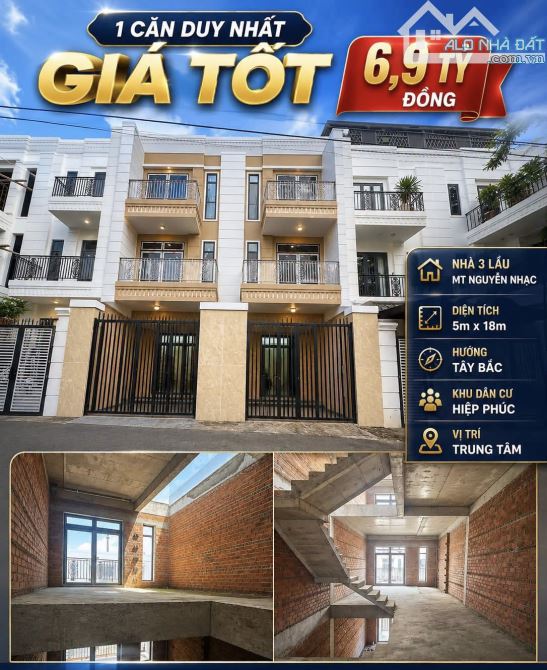 🔥 NHÀ LIỀN KỀ MẶT TIỀN NGUYỄN NHẠC KHU HIỆP PHÚC – PHƯỜNG BUÔN MA THUỘT ĐĂK LĂK 🔥