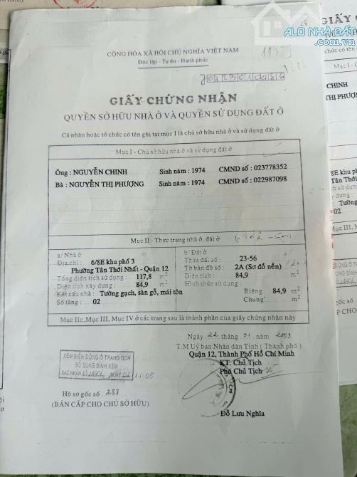 Bán dãy trọ 14 phòng Tân Thới Nhất 13 giá 3.5 tỷ 85m2