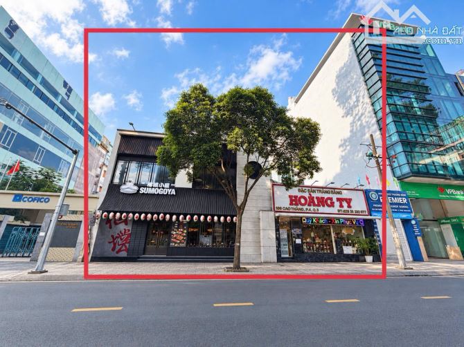 Mặt tiền Cao Thắng, P.4, Q.3 17x22 375m2 HĐ thuê 3,6ty/năm giá bán 255 tỷ