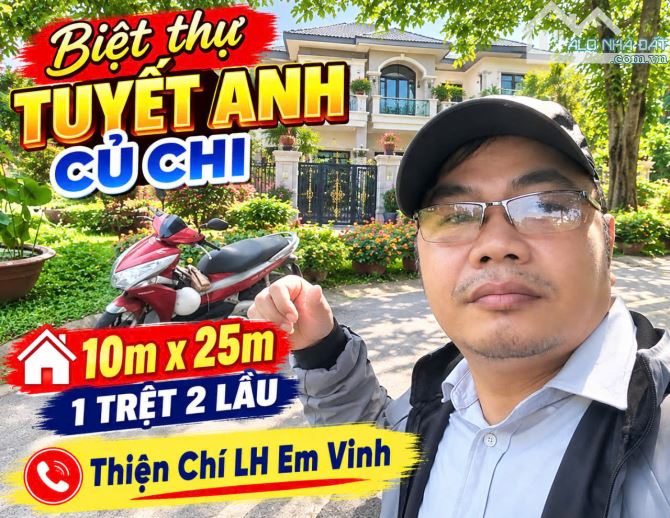 Bán biệt thự view đẹp tại tỉnh lộ 8, Bình Mỹ, Củ Chi, 8 tỷ x , 250 m2