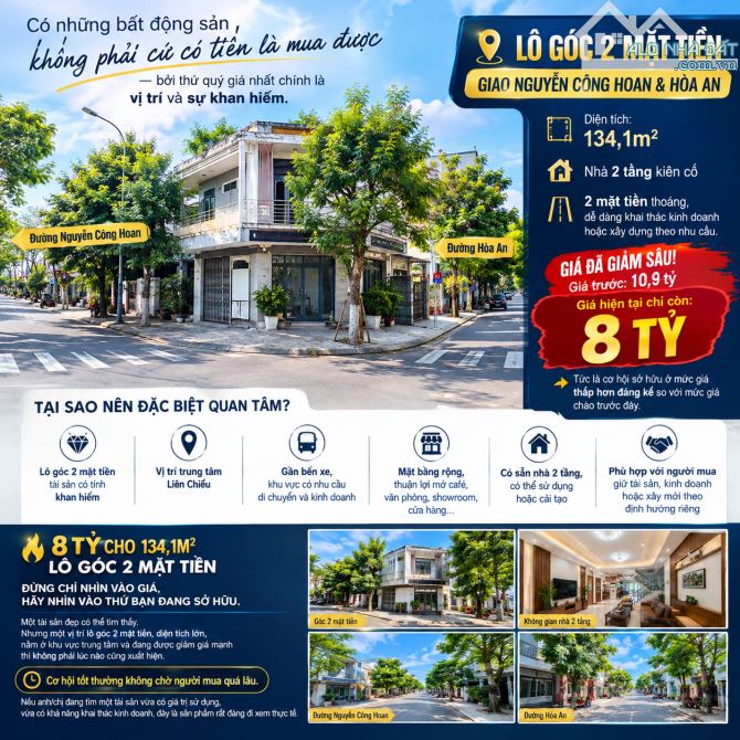 8 TỶ SỞ HỮU LÔ GÓC 2 MẶT TIỀN TRUNG TÂM LIÊN CHIỂU – CƠ HỘI HIẾM KHÔNG DÀNH CHO NGƯỜI CHẬM