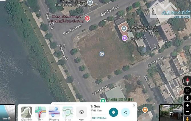 Bán Siêu phẩm 2100m2 đất 3 Mt sông Hàn đường Chương Dương, Bùi Tá Hán, Lê Hy Cát.