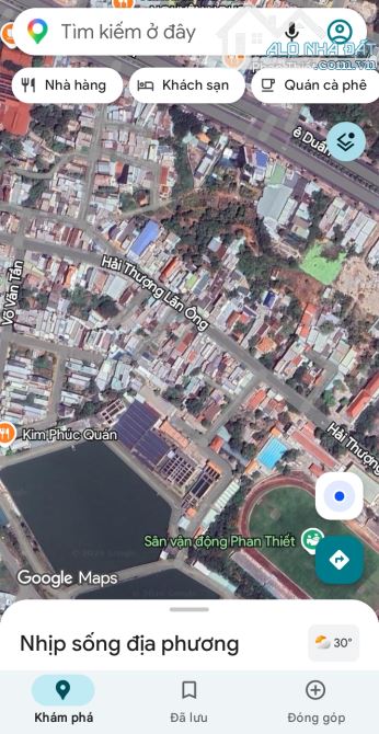 bán nhà đất mặt tiền đường Hải Thượng Lãn Ông Phan Thiết Tỉnh Bình Thuận