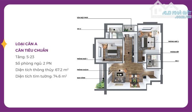 Mia Center Point - Bán 2 căn góc liền kề view biển & thành phố tầng trung - Đông Nam