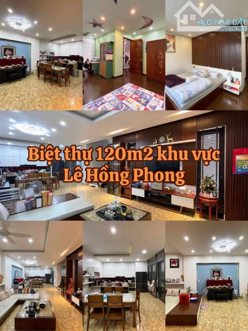 Biệt thự khu vực Lê Hồng Phong - 120m2 - Đông Nam