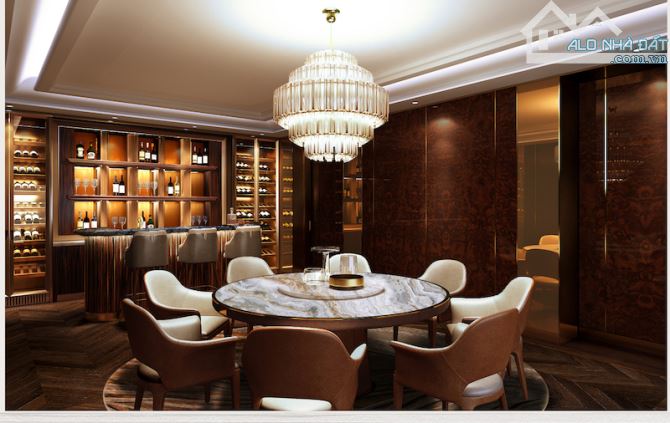Biệt thự vinhomes Tân Cảng, DT 275 m2, nhà hoàn thiện, 4 tầng, 270 tỷ