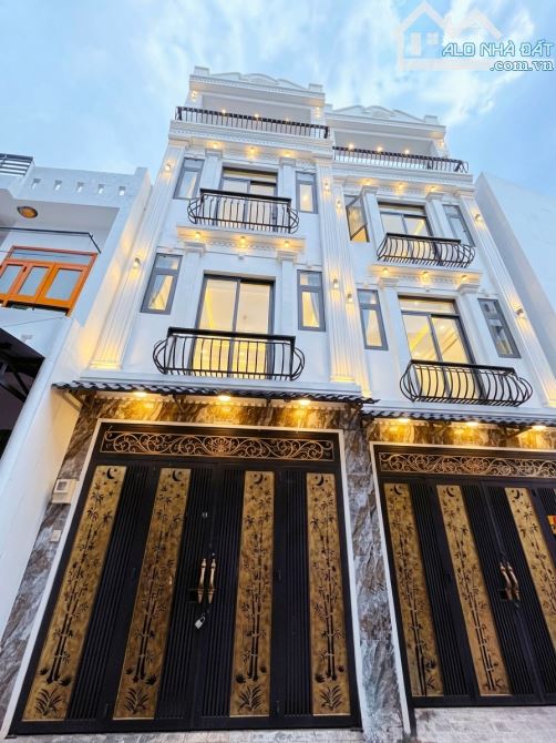 BÁN GẤP GIẢM 500 TRIỆU CÒN 6.99 TY. HẺM XE HƠI,4 TẦNG,4MX13M, QUANG TRUNG, P.12,GÒ VẤP.