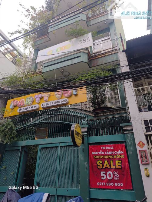 NHÀ NGUYỄN CẢNH CHÂN Q1 – NGANG 6M – CN 53.6M² – 4 TẦNG + ST – 17.5 TỶ TL