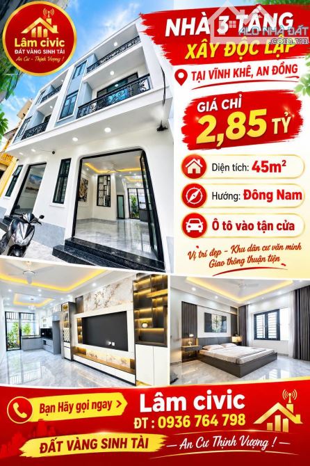 Bán nhà 3 tầng tại vĩnh khê, an đồng, an dương