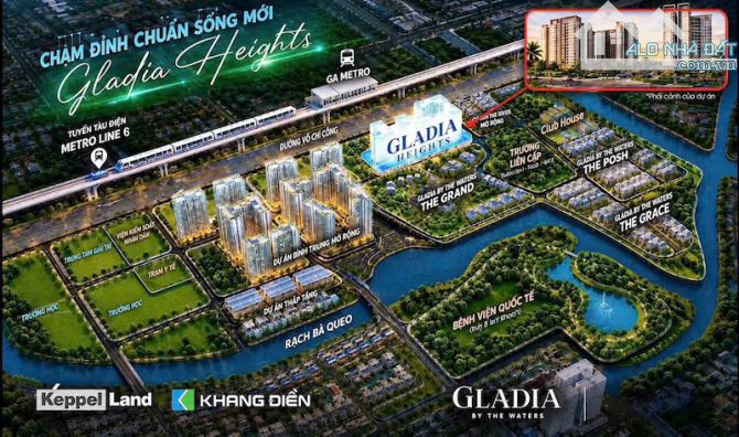 Giỏ hàng căn hộ GLADIA HEIGHTS - chỉ còn 5 căn 2-4PN, số lượng giới hạn