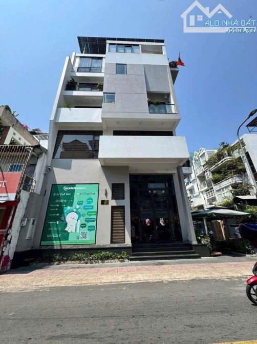 Bán Tòa Nhà Góc 2MT 107 Vườn Chuối Q3: 13x15m (148.4m²), Hầm 6T - 89 Tỷ
