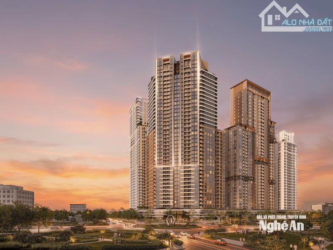 Chung cư Sun Glory Trường Vinh, Nghệ An chuẩn bị mở bán, nhận cọc thiện chí!