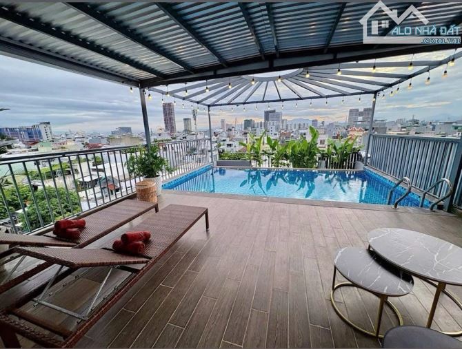 🌆🌊BÁN TÒA CĂN HỘ BIỂN MỸ KHÊ, 13 PHÒNG 5 TẦNG, CÓ HỒ BƠI, KINH DOANH LƯU TRÚ 140TR/ THÁN