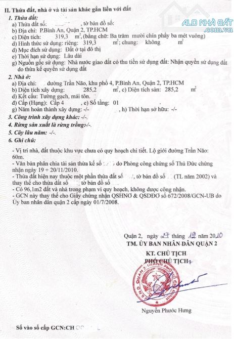 Bán Tòa Nhà MT Đường Trần Não, Phường An Khánh, Thủ Đức- DTS:319.3m2- giá 80 tỷ