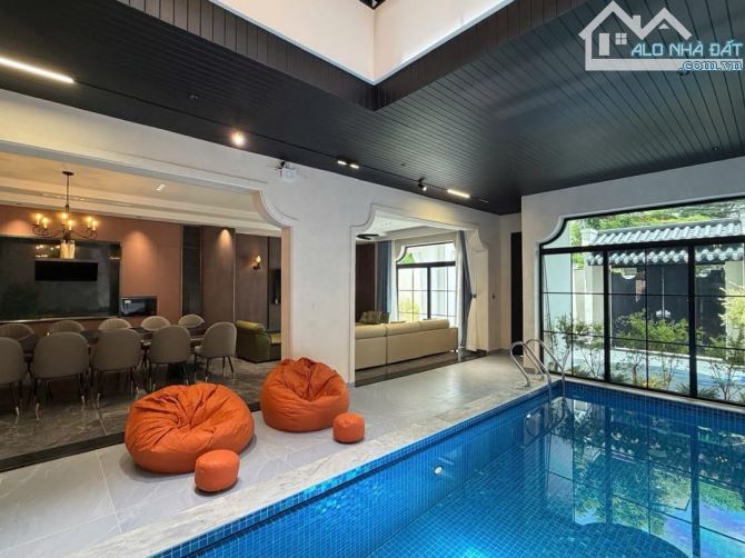 BÁN VILLA BIỆT THỰ HỒ BƠI KHU NAM VIỆT Á-GẦN SÔNG GẦN BIỂN-GIÁ 33,5 TỶ-DT 200M2