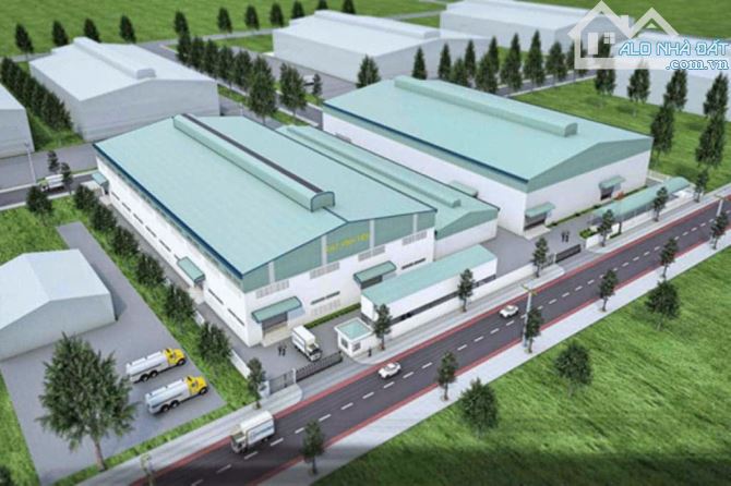 Bán 10.000m2 đất có 7.000m2 kho nhà xưởng, văn phòng làm việc,.. Tại khu công nghiệp Hòa K