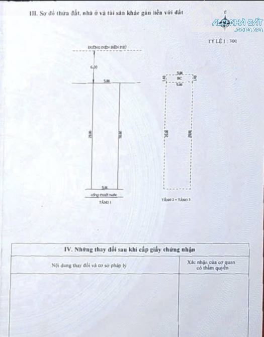 🔥 Nhà 3 tầng đường Điện Biên Phủ , S= 100m2 ( 5x20) hướng tây bắc , giá 18 tỷ