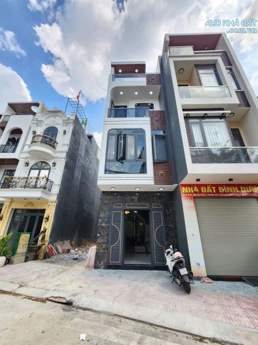 📌5.5 tỷ📌 Bán nhà 1 trệt 2 lầu, KDC gần Quốc lộ 13 Aeon Mall, P.Thuận Giao, Tp.Thuận An