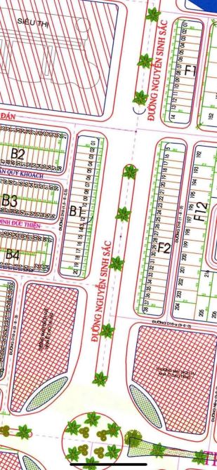 - Bán đất 2 mặt tiền trước sau đường Nguyễn Sinh Sắc và Hòa Minh 24, Liên Chiểu, DT 142M2