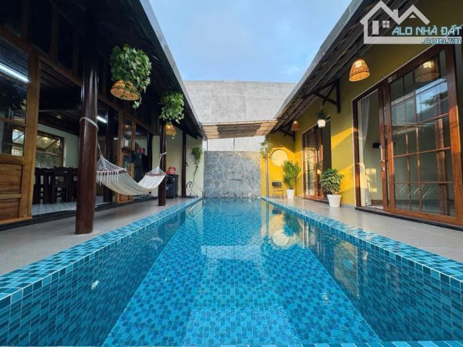 BÁN BIỆT THỰ 3PN HỒ BƠI KHU DU LỊCH BIỂN TÂN TRÀ- NGŨ HÀNH SƠN – 185M² – 10,6 TỶ