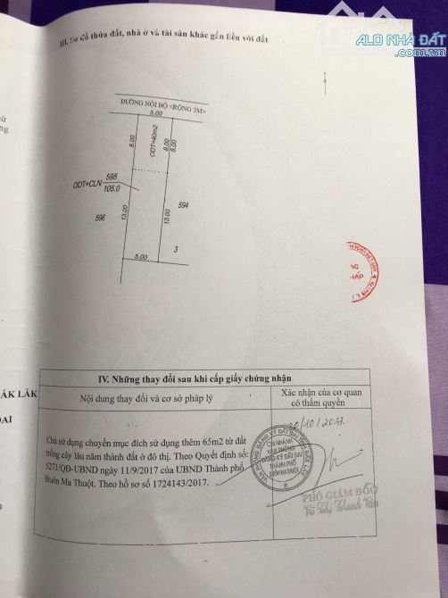 BÁN NHÀ 2 LẦU, 2 MẶT TIỀN, HẺM 8, ĐẦU ĐƯỜNG VẠN XUÂN, DT 5x21M, THỔ CƯ 100%, GIÁ 3,565 TỶ