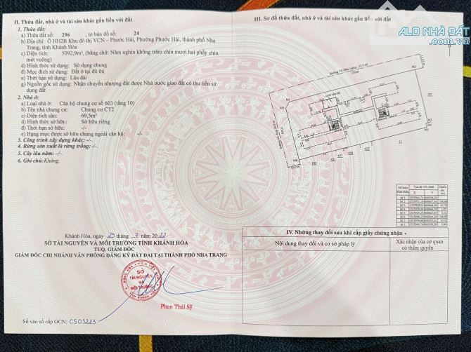 🗣️ Bán căn hộ góc thoáng 2 mặt tiền view Cao Bá Quát chung cư CT2 VCN Phước Hải 4,1 tỷ