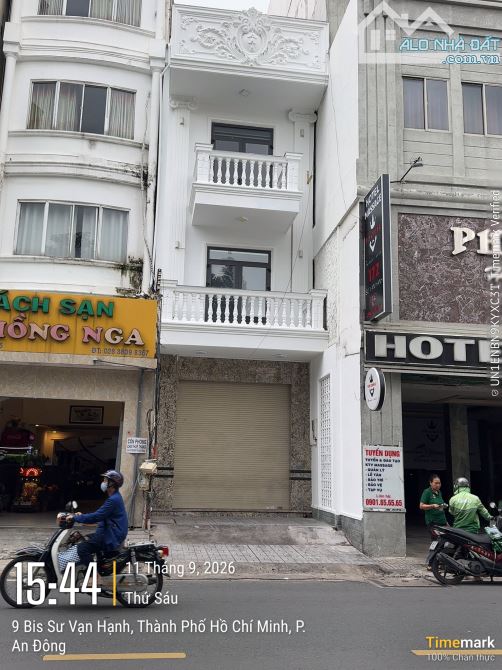 Mặt tiền Sư Vạn Hạnh Q5 Dt 4m x 27m đối diện An Đông Plaza Giá 28,5 Tỷ