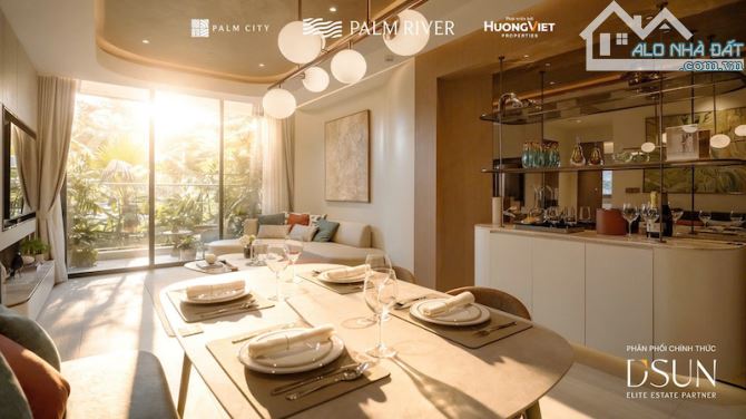 Căn hộ 3PN Palm River Q2, view sông, 115m2, Giá CĐT , CK lên đến 16%